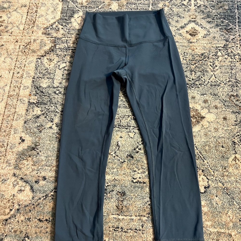 High-Waisted Navy Leggings